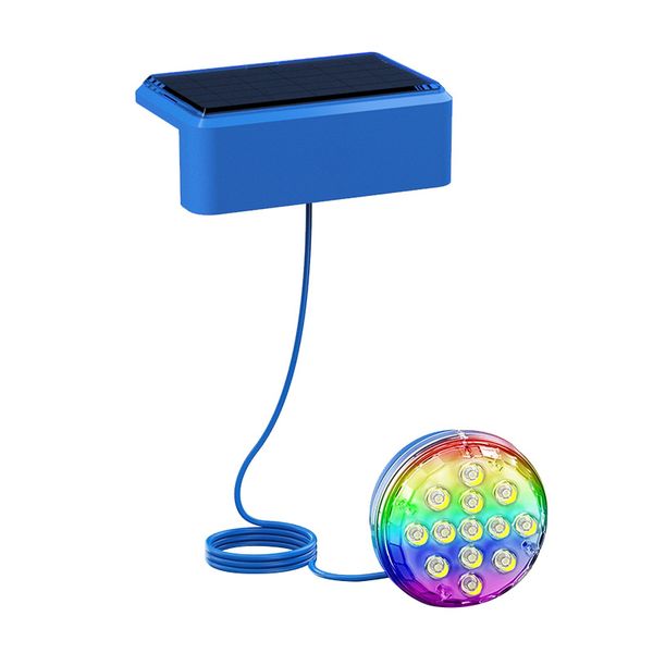 Solar Powered Underwater Pool Lights, RGB, IP68 Waterproof, Remote Control
