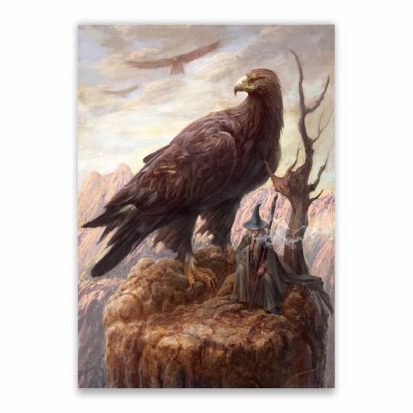 Gandalf And The Eagles Poster - A1