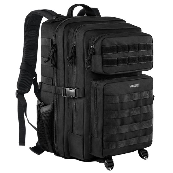 Military Tactical Travel Backpack, 45L Army Rucksack