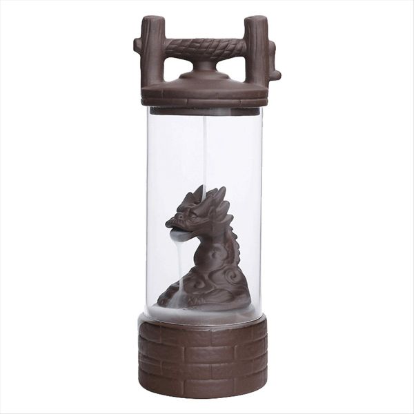 B Ceramic Incense Holder Backflow Incense Burner Figurine