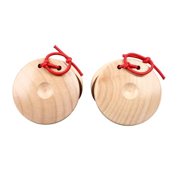 Wooden Finger Castanets Compatible with Kids Early Learning