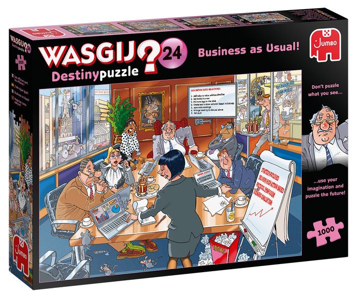 Jumbo Wasgij Destiny 24 - Business As Usual! Puzzle - 1000 Pieces