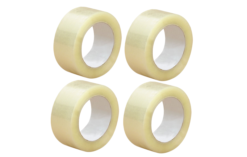 CLEAR Packaging Tape 100 Meters x 48 mm - 4 PACK