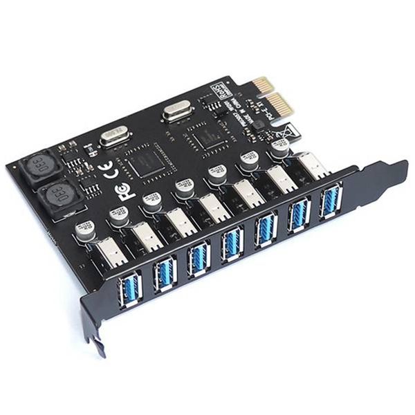 USB 3.0 PCI Express Adapter PCI E to 7 Ports USB 3 Adapter Card (VIA)