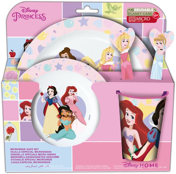 Disney Princess 5 Piece Microwave Set