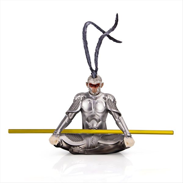 Monkey Ornaments Sculpture Office Bedroom Decoration D
