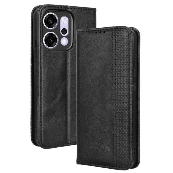 Buckle Retro Patterned Leather Case Compatible With Samsung Galaxy S22 Plus