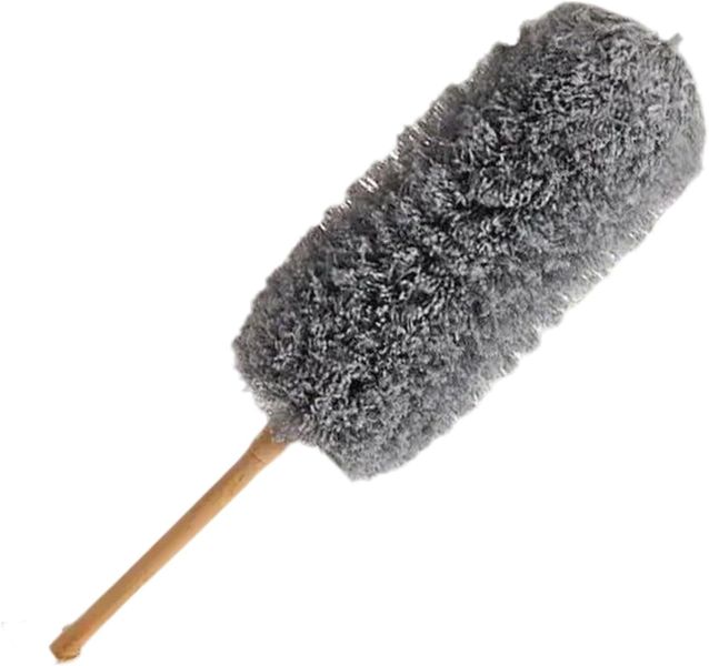Flexible fur Fan Brush- Grey
