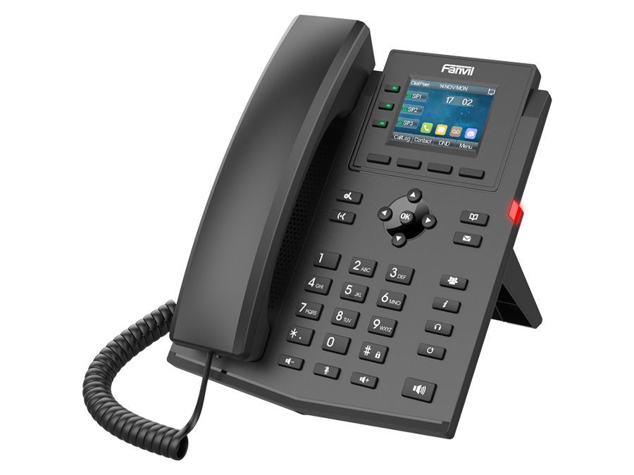 Fanvil: 4SIP Gigabit Colour PoE VoIP Phone | X303G -NO POWER SUPPLY ...