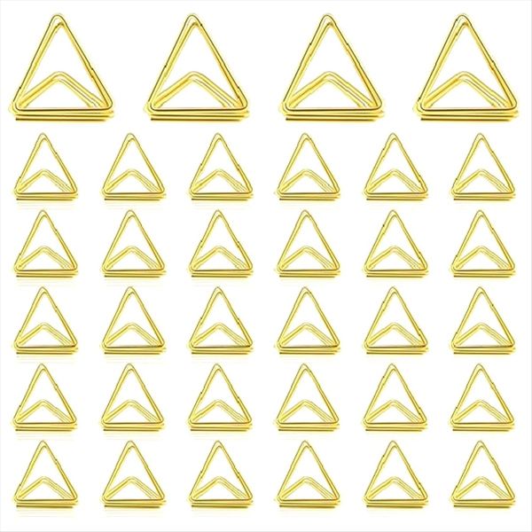 60Pcs Place Card Holder Wedding Table Number Holder Triangle Shape
