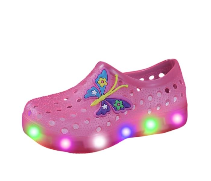 LED Light Up Eva Shoes For Girls - Pink