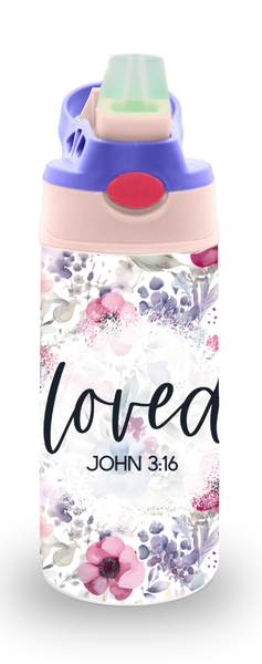 Loved 12oz Double walled Stainless Steel Bottle