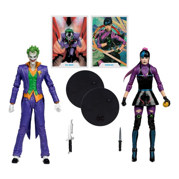 Joker &amp; Punchline DC Collector 7 Inch Figures 2-Pack