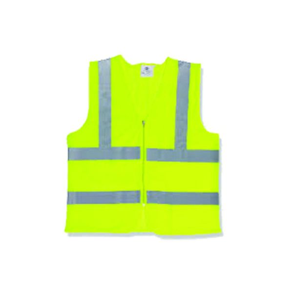 Yellow Reflective Safety Vest With 5cm Reflective Tape