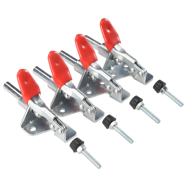 4Pcs Gh-301Am 45Kg Toggle Clamp Vertical/Horizontal Type Clamps