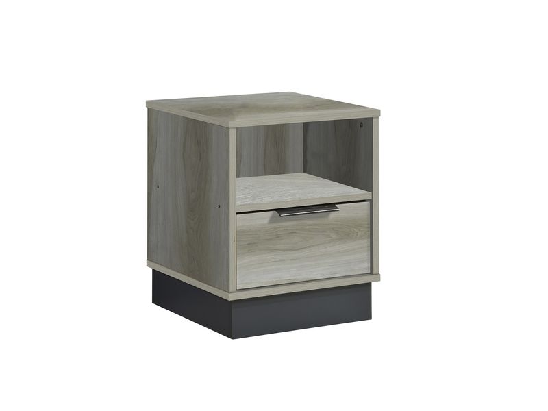 Linx Greco Bedside Unit - Brown &amp; Grey