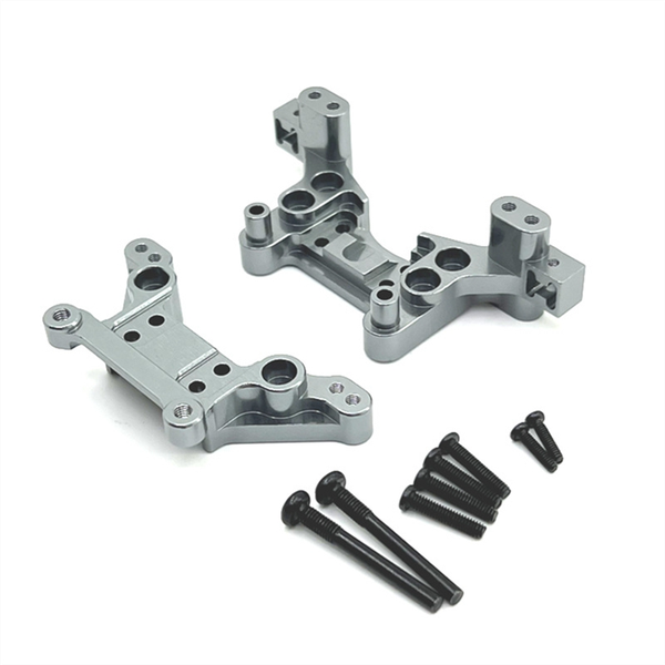 Metal Front and Rear Shock Towers Grey