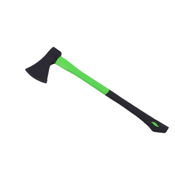 High Carbon Steel Axe with Plastic Handle - Green