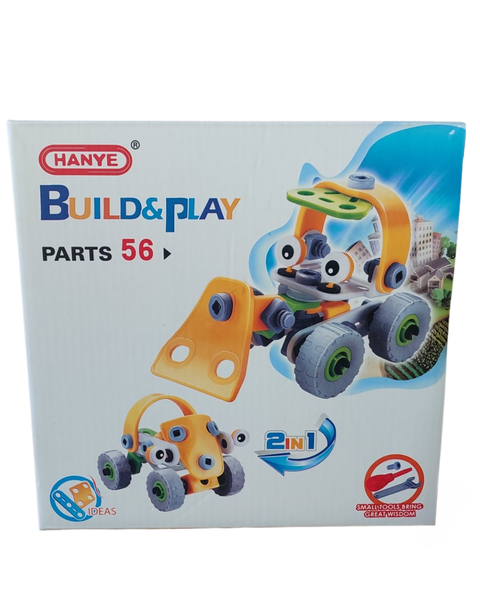 Bulldozer and Caterpillar Build and Play 2 in 1 Hanye