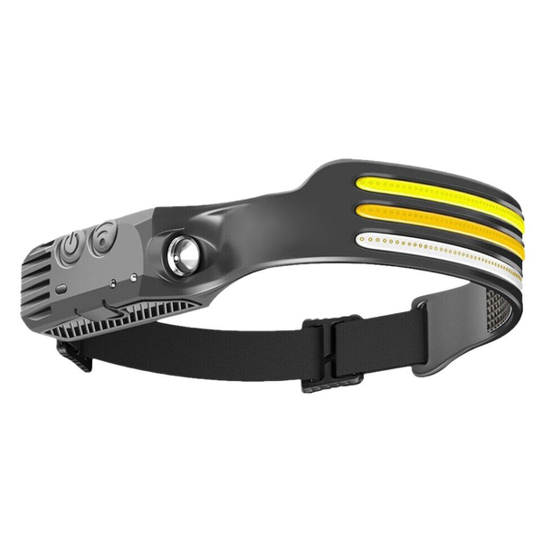 COB LED Headlamp Sensor USB with Rechargeable Battery