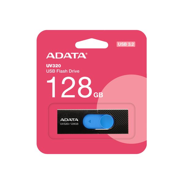 ADATA UV320 USB Flash Drive 128GB - White