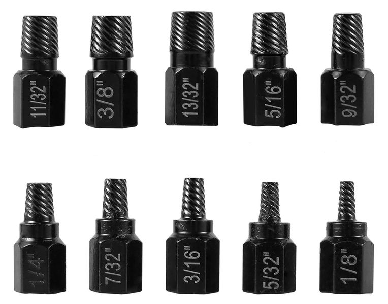 Hashbrown's 10 Pieces Metal Nut Removal Tool Set