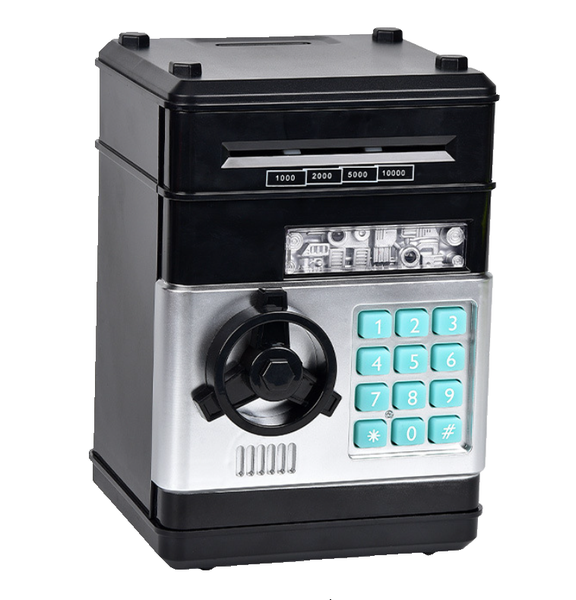 ABTOR ATM-Shaped Piggy Bank Toy, Child-Safe, Push-Button Opening