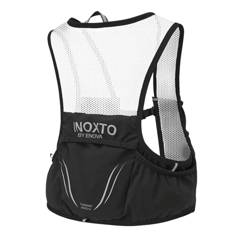 Enova 3.5L Running Vest Backpack for Hiking & Cycling, Lightweight - Black