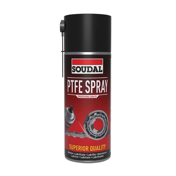 SOUDAL Lubricant PTFE Aerosol Spray 400ml ( 6 Pack )