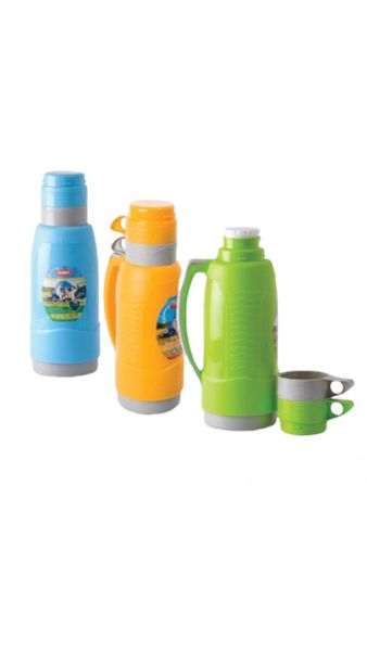 1L Vacuum Flasks - Assorted Colors - Set of 3