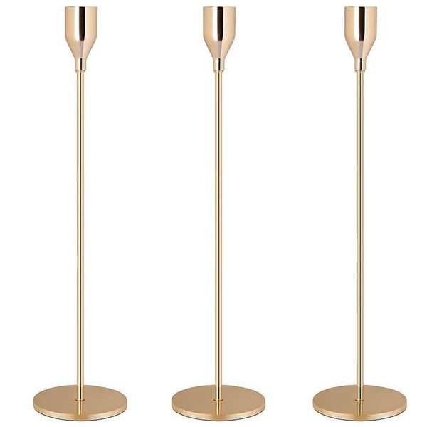 Decorative Candle Holders - Set of 3 - 33cm - NZ270U1-3