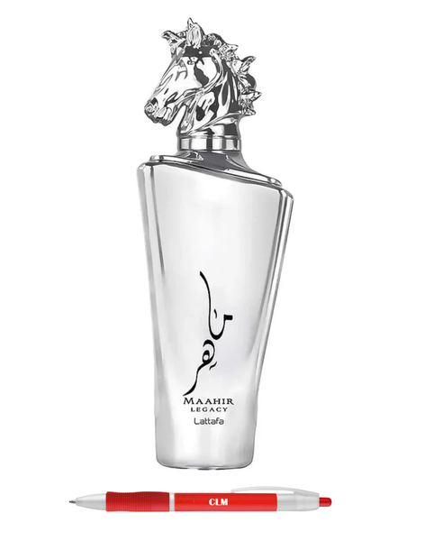 Maahir Legacy By Lattafa 100ml Dau de Parfum with CLM pen