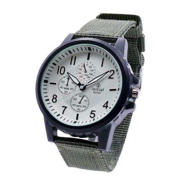 Initial Nylon Strap Watch - WK1031