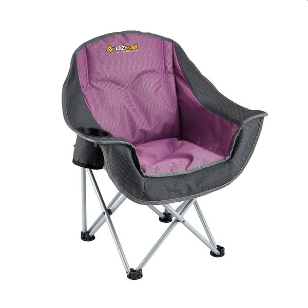 Oztrail Moon Junior Chair - Purple - 80kg