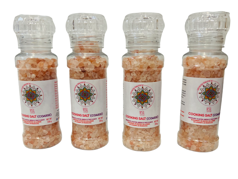 HSL Himalayan Pink Salt (4 Grinders x 230g)