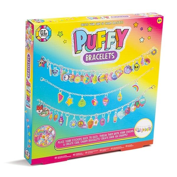 Gl Style Diy Puffy Charm Bracelets