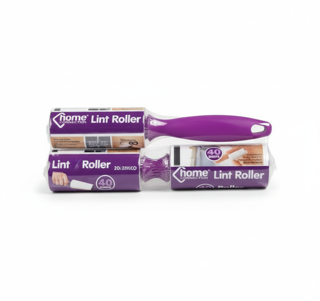 Lint Remover with Sticky Sheets - 40 Sheets for Lint and Pet Hair - 2 Pack
