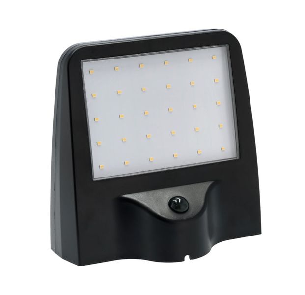 Lumaglo Solar Security LED Light Motion detector Sensor Lamp 500 Lumens