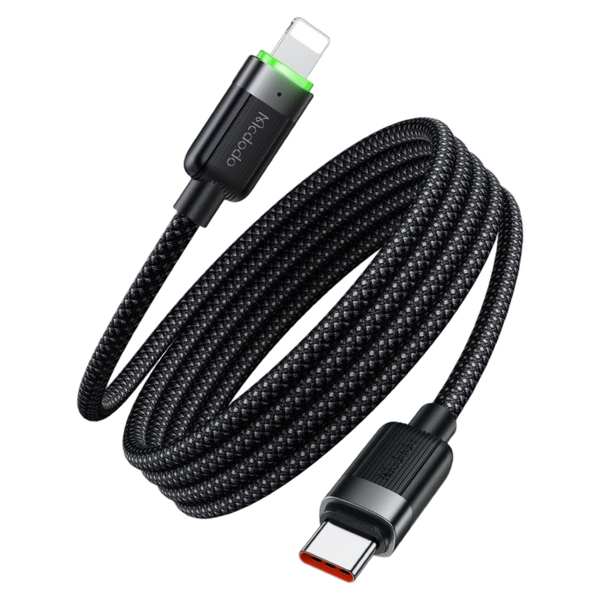 Mcdodo 36W Self-Winding Coiled Apple iPhone Cable | USB-C to Lightning