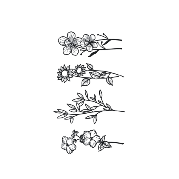 th-INK Semi-Permanent Tattoo kit - Bloom Cluster - 70x120mm