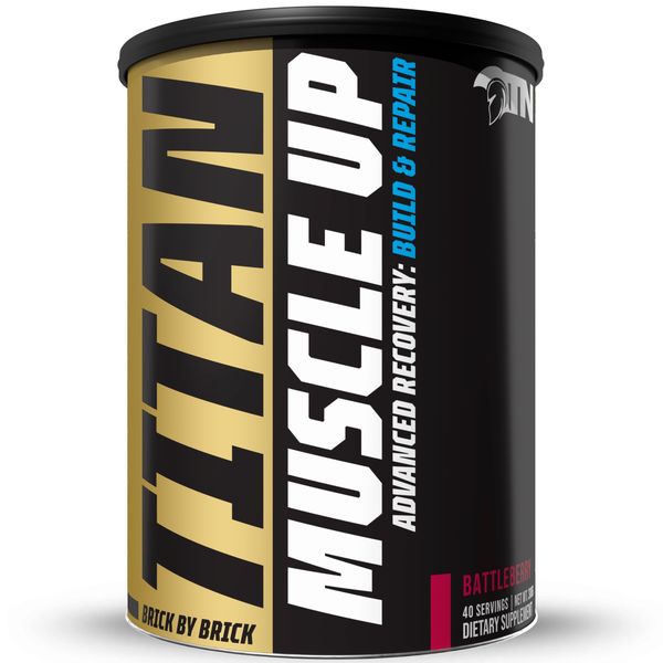 TITAN Muscle Up Advanced Recovery, Battleberry - 40 Servings Net Wt.300g