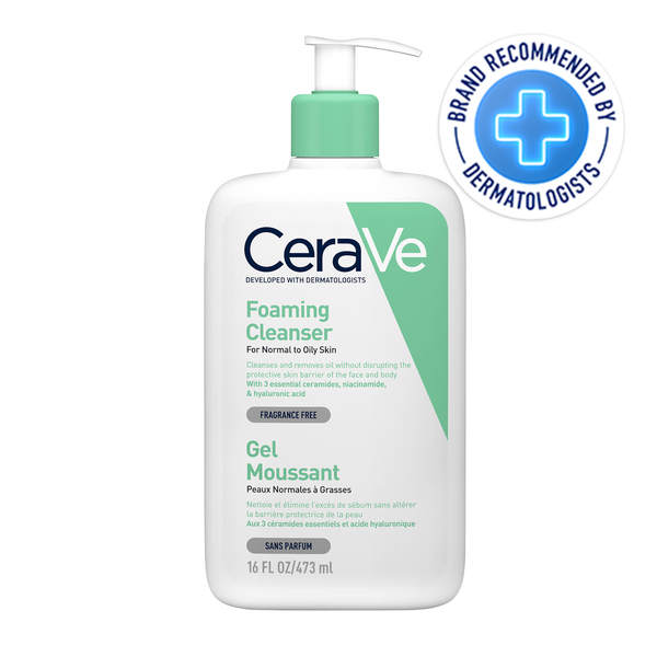 CeraVe Foaming Cleanser for Normal to Oily Skin 473ml