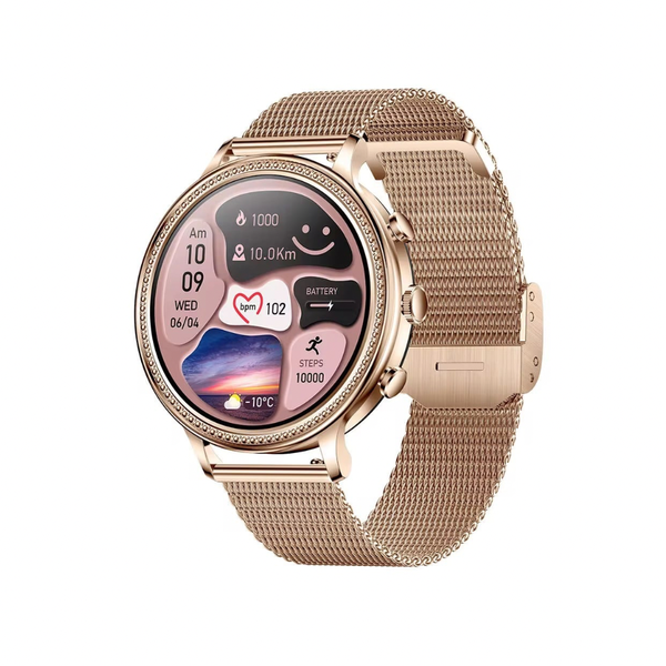 MUSAB Smart Watch for Ladies - Bluetooth Calls, Fitness &amp; Health Tracker