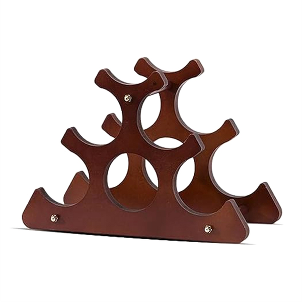 6 Bottle Countertop Stand Wine Storage Holde For Countertop Table Top
