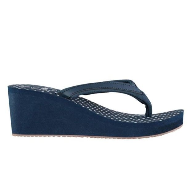 SoulCal Ladies Eva Wedge Sandals - Navy (Parallel Import)
