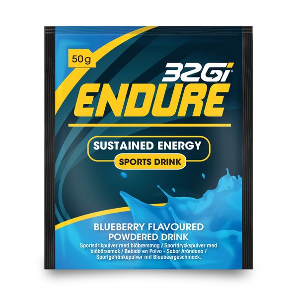 Endure - Sports Drink - Sustained Energy - 50g - Blueberry - 7 Sachets
