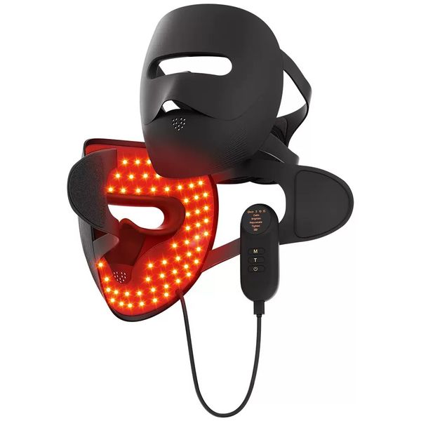 3D Red Light Therapy Mask forFace with 4 color Light Modes