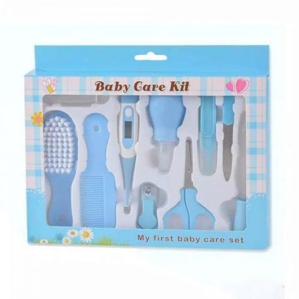 Blue 10-In-1 Baby Grooming Kit