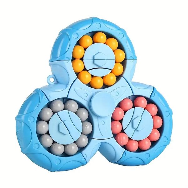 Sensory Puzzle Hand Toy - Stress Relief &amp; Anxiety Reduction Game - Blue