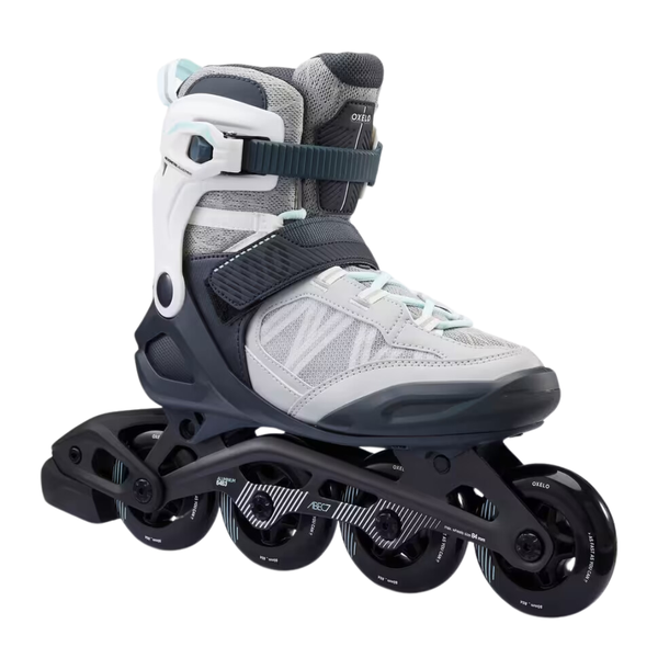 Oxelo Inline Fitness Skates FIT500 - Ice Grey